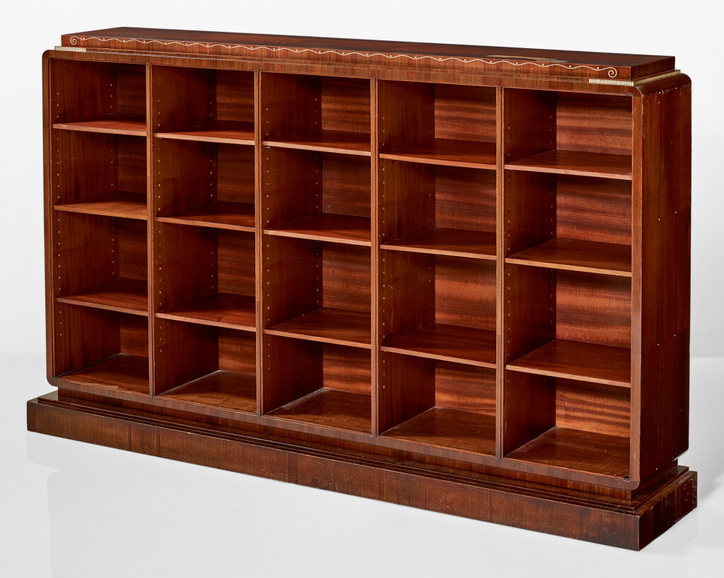 View full screen - View 1 of Lot 53. ÉMILE-JACQUES RUHLMANN | "DAVÈNE" BOOKCASE, MODEL NO. AR2013/NR2351.