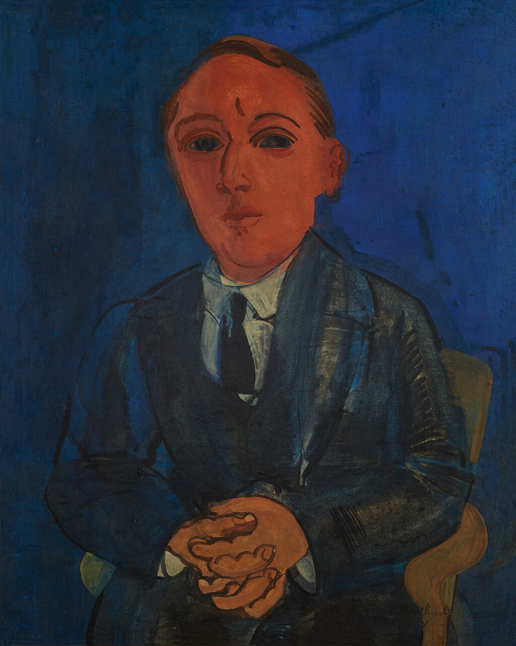 View full screen - View 1 of Lot 130. Sold Without Reserve | RAOUL DUFY | PORTRAIT DU POÈTE FRANÇOIS BERTHAULT.