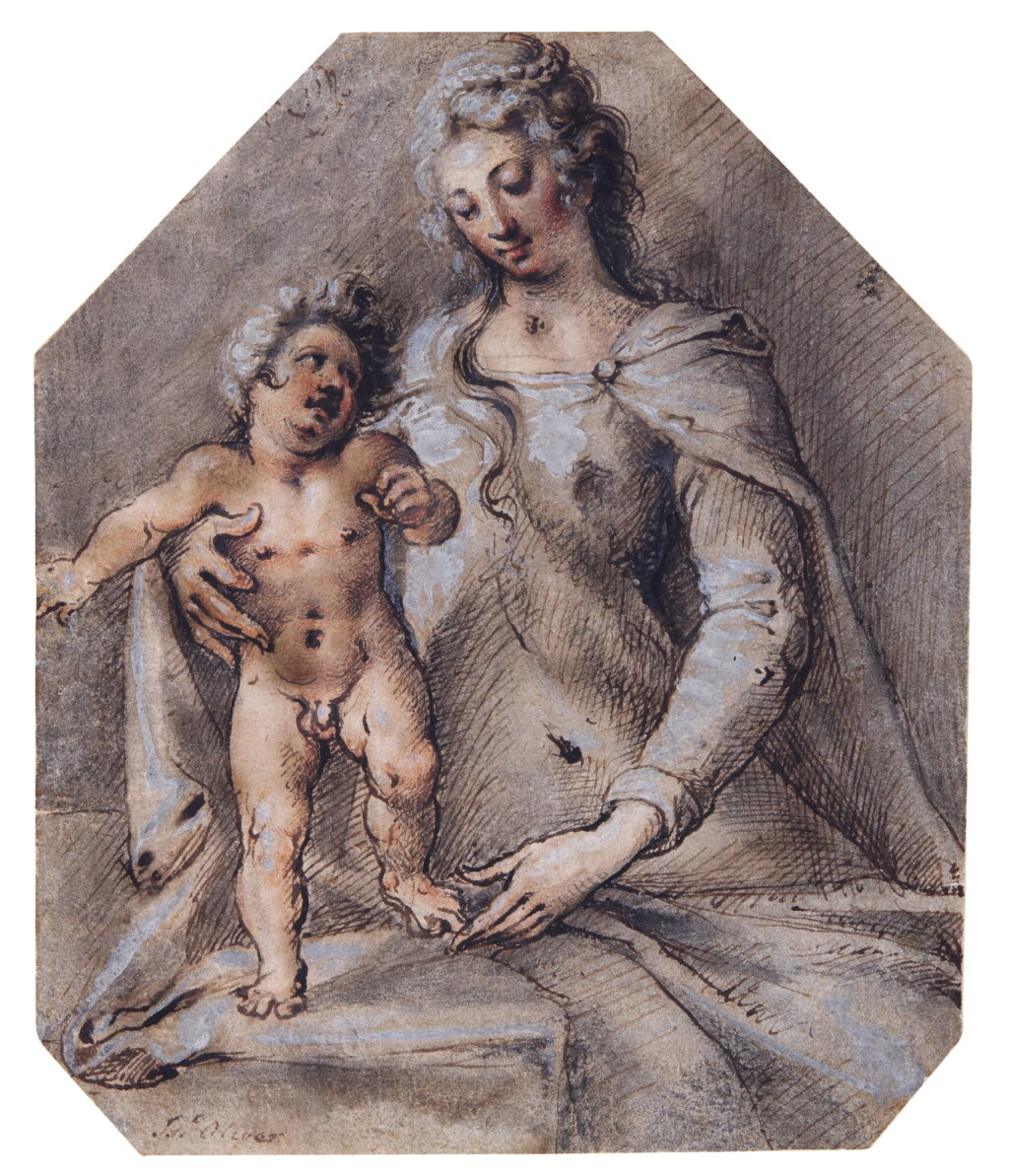 View full screen - View 1 of Lot 15. Madonna and Child.