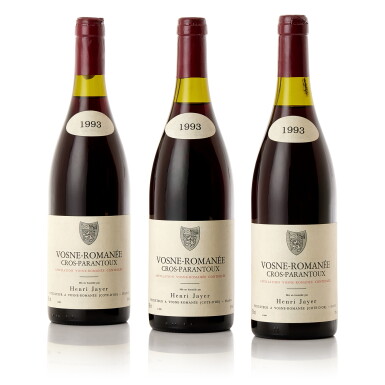 View full screen - View 1 of Lot 1384. Vosne Romanée, Cros Parantoux 1993 Henri Jayer (1 BT).