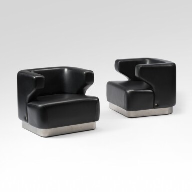 View full screen - View 1 of Lot 109. Pair of Cheval armchairs.