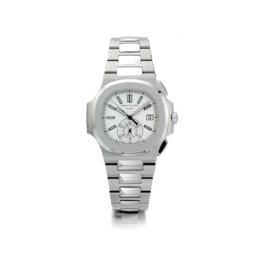 View full screen - View 1 of Lot 819. PATEK PHILIPPE | REF 5980/1A-019 NAUTILUS, A STAINLESS STEEL CHRONOGRAPH BRACELET WATCH WITH DATE, SOLD IN 2013 | 百達翡麗 | 5980/1A-019型號「NAUTILUS」精鋼計時鍊帶腕錶備日期顯示,2013年售出.