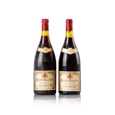 View full screen - View 1 of Lot 31. Ruchottes Chambertin 1978 Georges Mugneret (2 MAG).
