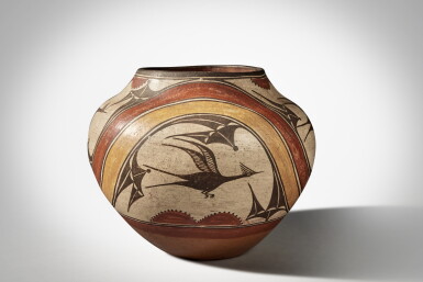 View full screen - View 1 of Lot 738. Zia Polychrome Vessel.