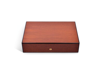 View full screen - View 1 of Lot 61. A French Mahogany Writing Box, Elie Bleu Late 20th Century .