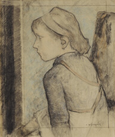 View full screen - View 1 of Lot 81. PAUL GAUGUIN | PORTRAIT D'ALINE.