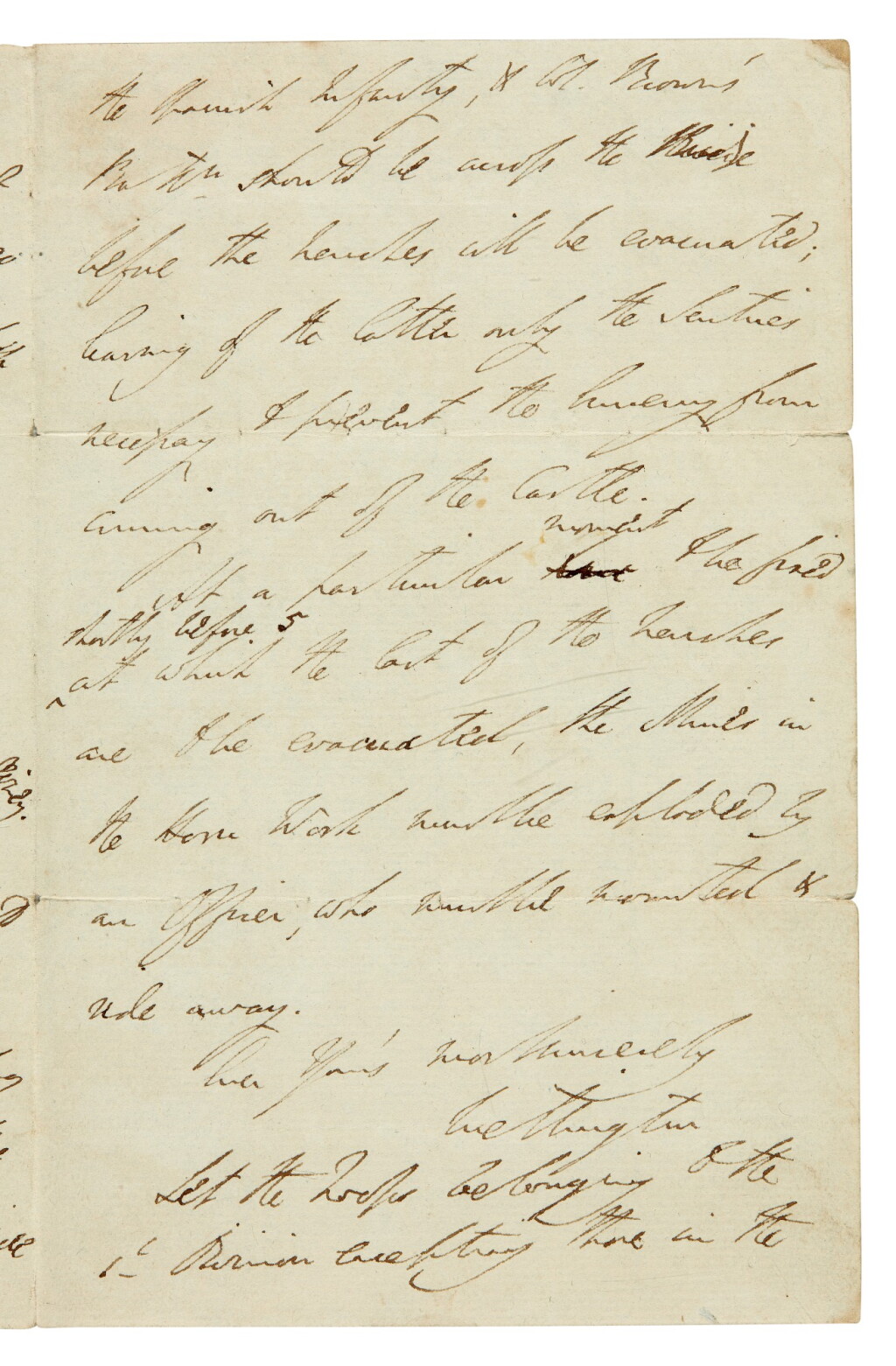 View full screen - View 1 of Lot 125. Wellington | Two autograph letters signed, to Sir Denis Pack and Lady Elizabeth Pack, 1812-23.