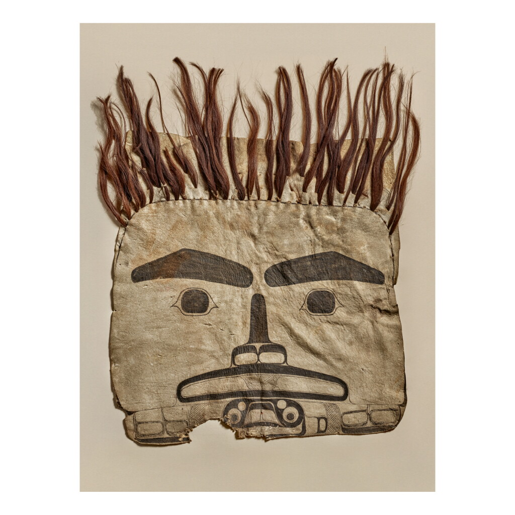 View full screen - View 1 of Lot 64. TLINGIT OR TSIMSHIAN SHIRT OR ARMOR.