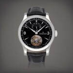 Limited Edition Master Grand Tourbillon, Reference 149.6.34.S | A platinum dual time tourbillon wristwatch with date | Circa 2009