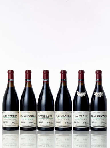 View full screen - View 1 of Lot 6452. Domaine de la Romanée-Conti Assortment 1996 Domaine de la Romanée-Conti (12 BT).