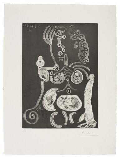 View full screen - View 1 of Lot 137. Nu au fauteuil (Bloch 1392; Baer 1414).