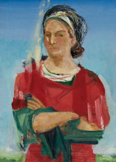 View full screen - View 1 of Lot 110. KONSTANTIN IVANOVICH ROZHDESTVENSKY | STANDING FEMALE FIGURE.