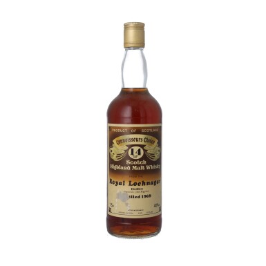 View full screen - View 1 of Lot 394. Royal Lochnagar 14 Year Old Gordon & MacPhail 40.0 abv 1969 (1 BT75).