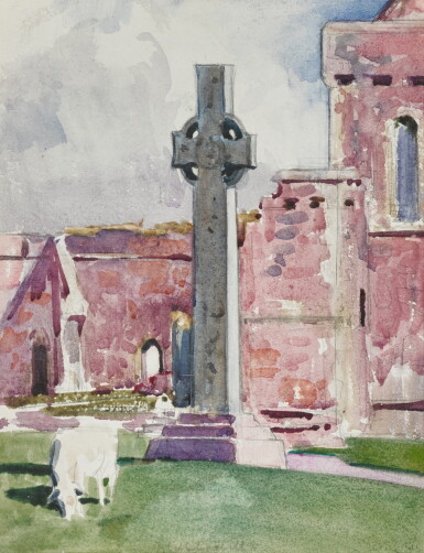 View full screen - View 1 of Lot 109. St Martin's Cross and Iona Abbey.