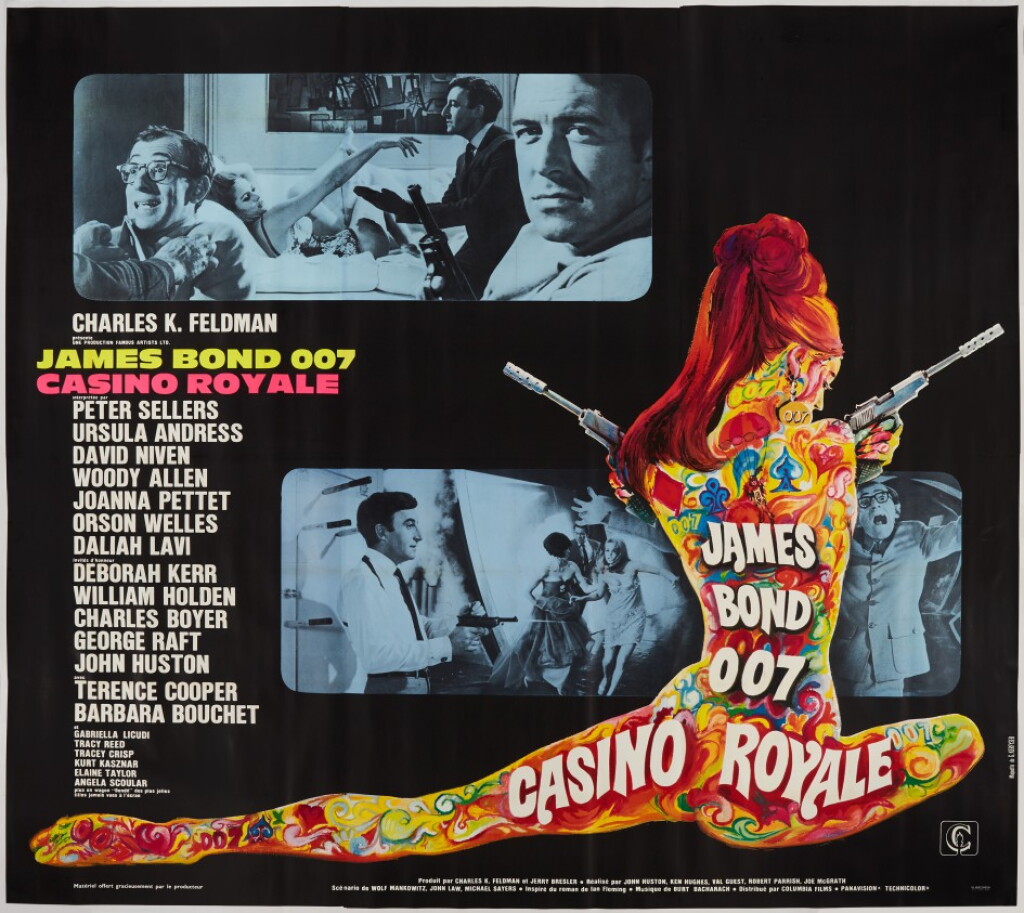 View full screen - View 1 of Lot 80. CASINO ROYALE (1967) POSTER, FRENCH .