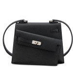 Limited Edition Black Epsom Kelly en Desordre 20 Sellier Palladium Hardware, 2025