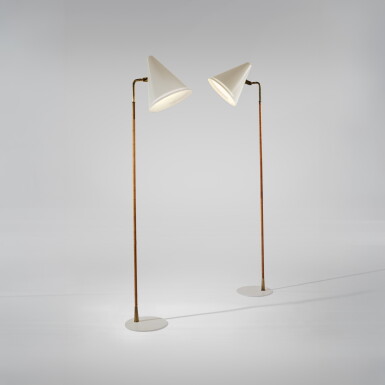 View full screen - View 1 of Lot 65. Pair of Floor Lamps.