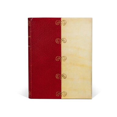 View full screen - View 1 of Lot 109. Chroniques. NRF, 1927. Édition originale. 1/129 exemplaires réimposés. Reliure de Madeleine Gras..