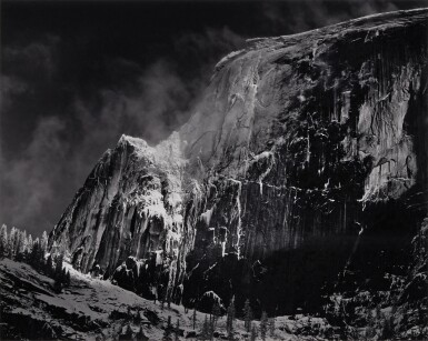 View full screen - View 1 of Lot 10. ‘Half Dome, Blowing Snow, Yosemite National Park, Ca.’.