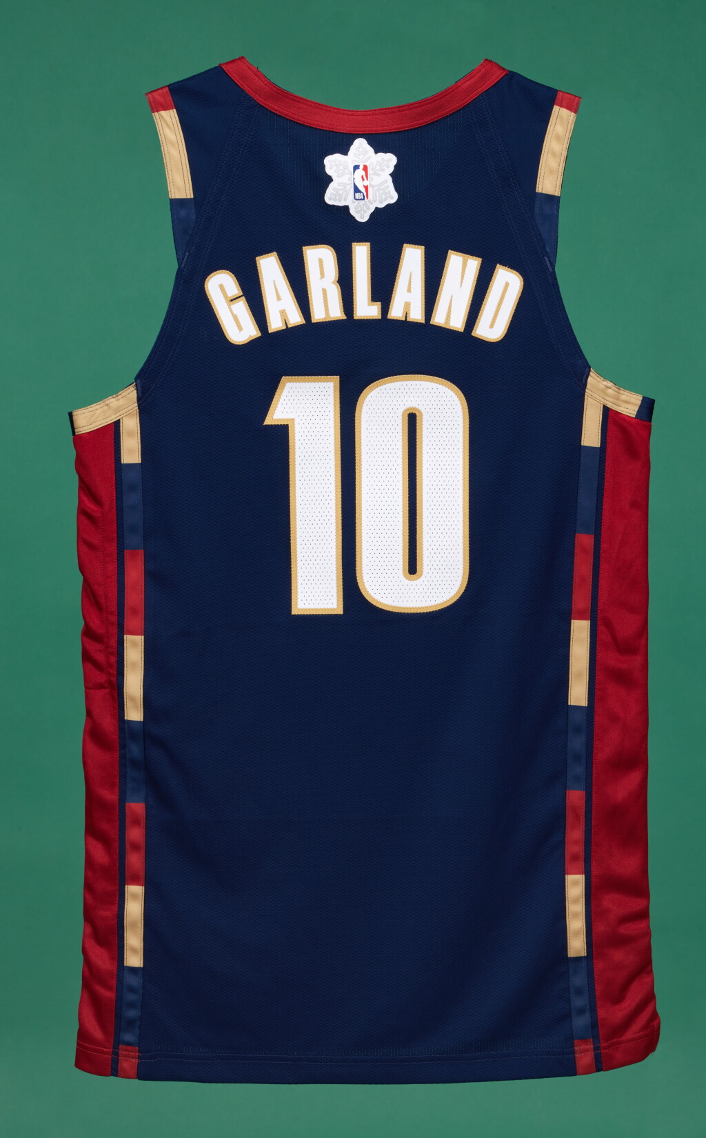 View full screen - View 1 of Lot 25. Darius Garland ‘Christmas Day’ Cleveland Cavaliers 2025-2026 Game Worn Classic Edition Jersey | Double-Double.
