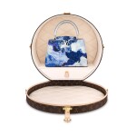 Donna Huanca Unique Edition Cowhide And Taurillon Leather Artycapucines MM Silver-Color Hardware and Its Custom Boîte Chapeau, 2022