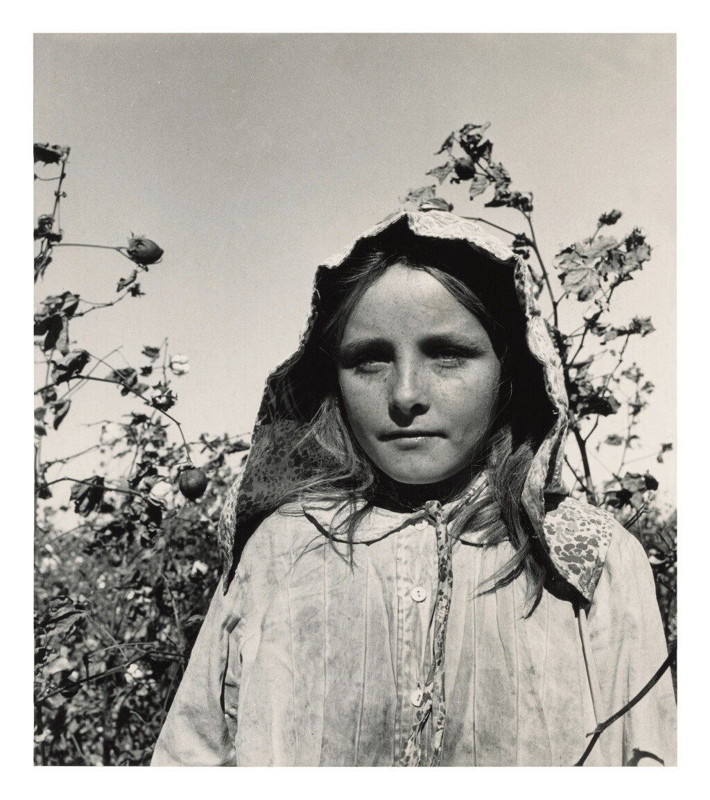View full screen - View 1 of Lot 34. DOROTHEA LANGE | YOUNG MIGRATORY COTTON PICKER, CASA GRANDE, ARIZONA.