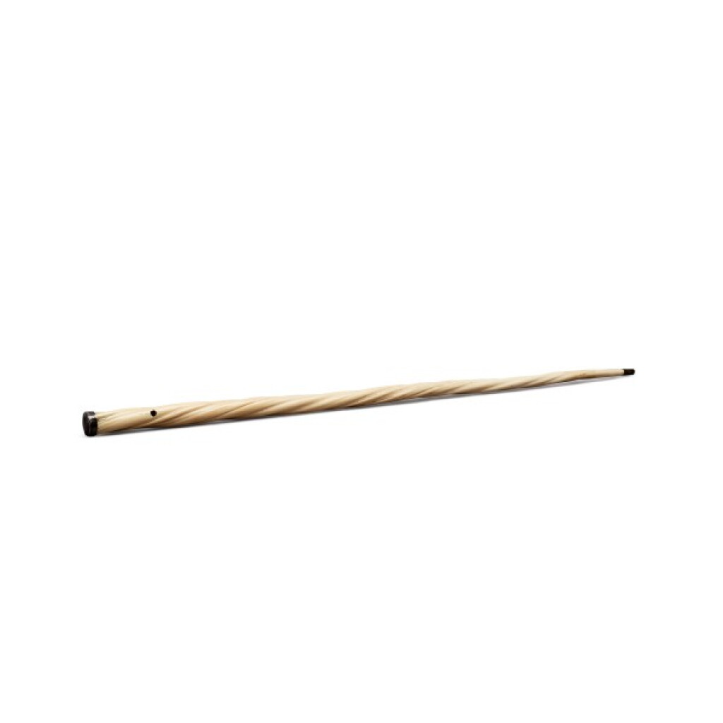 View full screen - View 1 of Lot 36. 19th century | A silver-mounted Narwhal tusk walking cane.