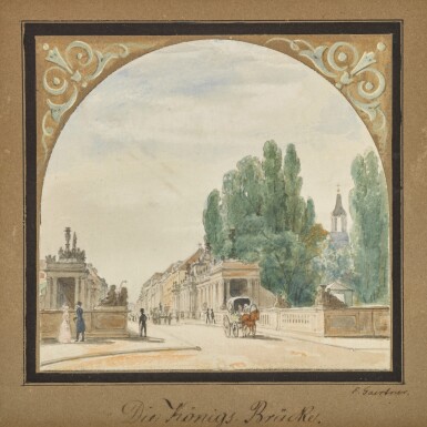 View full screen - View 1 of Lot 67. Die Königsstädtische Brücke (The Königsstadt Bridge).