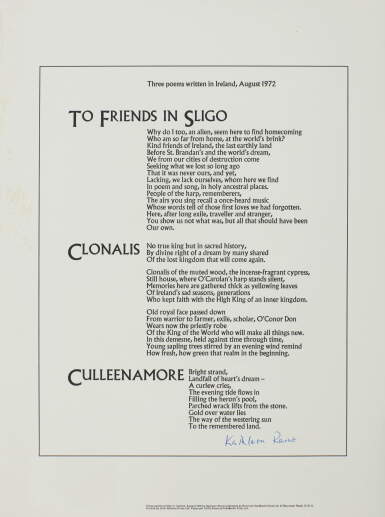 View full screen - View 1 of Lot 189. Poem of the Month Club, Complete set of 48 poems, 1970-77.