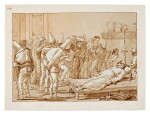 Punchinello is Viewed by Mourners