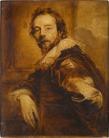 View full screen - View 1 of Lot 79. FOLLOWER OF SIR ANTHONY VAN DYCK | PORTRAIT OF ADAM DE COSTER.