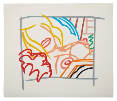 View full screen - View 1 of Lot 169. Bedroom Blonde Doodle with Photo.