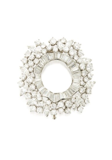 View full screen - View 1 of Lot 125. MARIANNE OSTIER | DIAMOND CLIP-BROOCH.