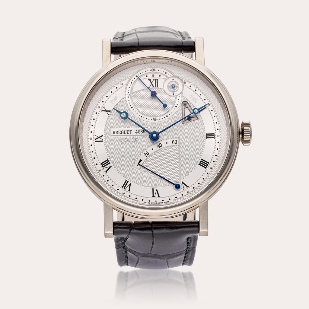 View full screen - View 1 of Lot 315. Reference 7727BB/12/9WU Classique Chronométrie | A white gold 10Hz wristwatch with power reserve indication and magnetic pivot, Circa 2014.