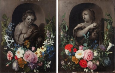 View full screen - View 1 of Lot 25. Smell; Touch | L'Odorat ; Le Toucher.