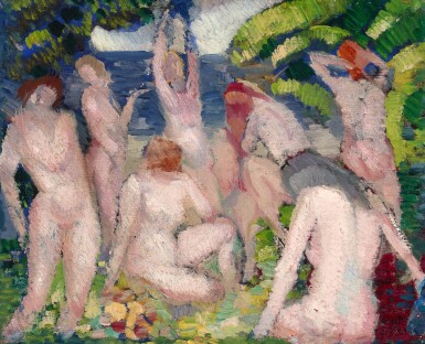 View full screen - View 1 of Lot 376. Baigneuses.