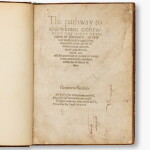 Recorde, Robert | The Pathway to Knowledg …, London, 1551, first edition of Recorde's adaptation of Euclid