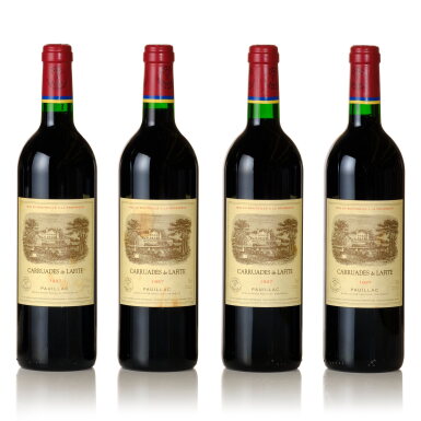 View full screen - View 1 of Lot 85. Carruades de Lafite 1997 (4 BT).