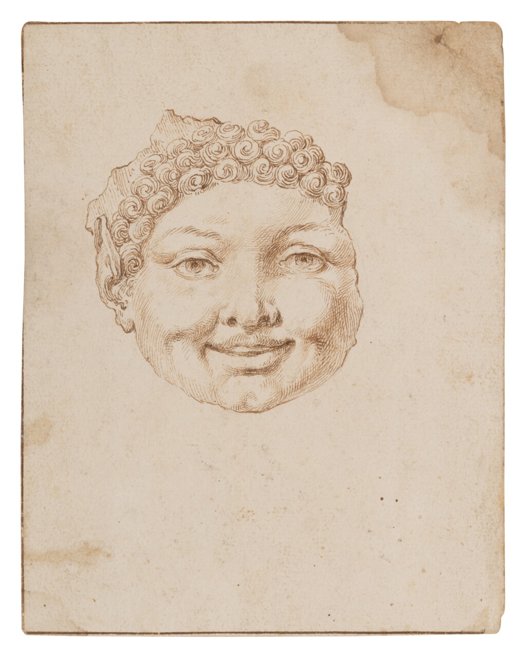 View full screen - View 1 of Lot 275. Head of a Faun, probably after the Antique.