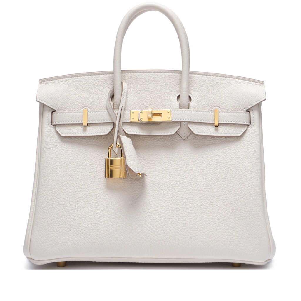 View full screen - View 1 of Lot 84. Craie Togo Birkin 25 Gold Hardware, 2025.