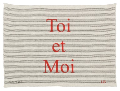 View full screen - View 1 of Lot 54. LOUISE BOURGEOIS | TOI ET MOI (MOMA 151).