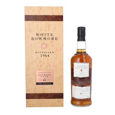 View full screen - View 1 of Lot 5114. Bowmore White Bourbon Cask 43 Year Old 42.8 abv 1964 (1 BT70).