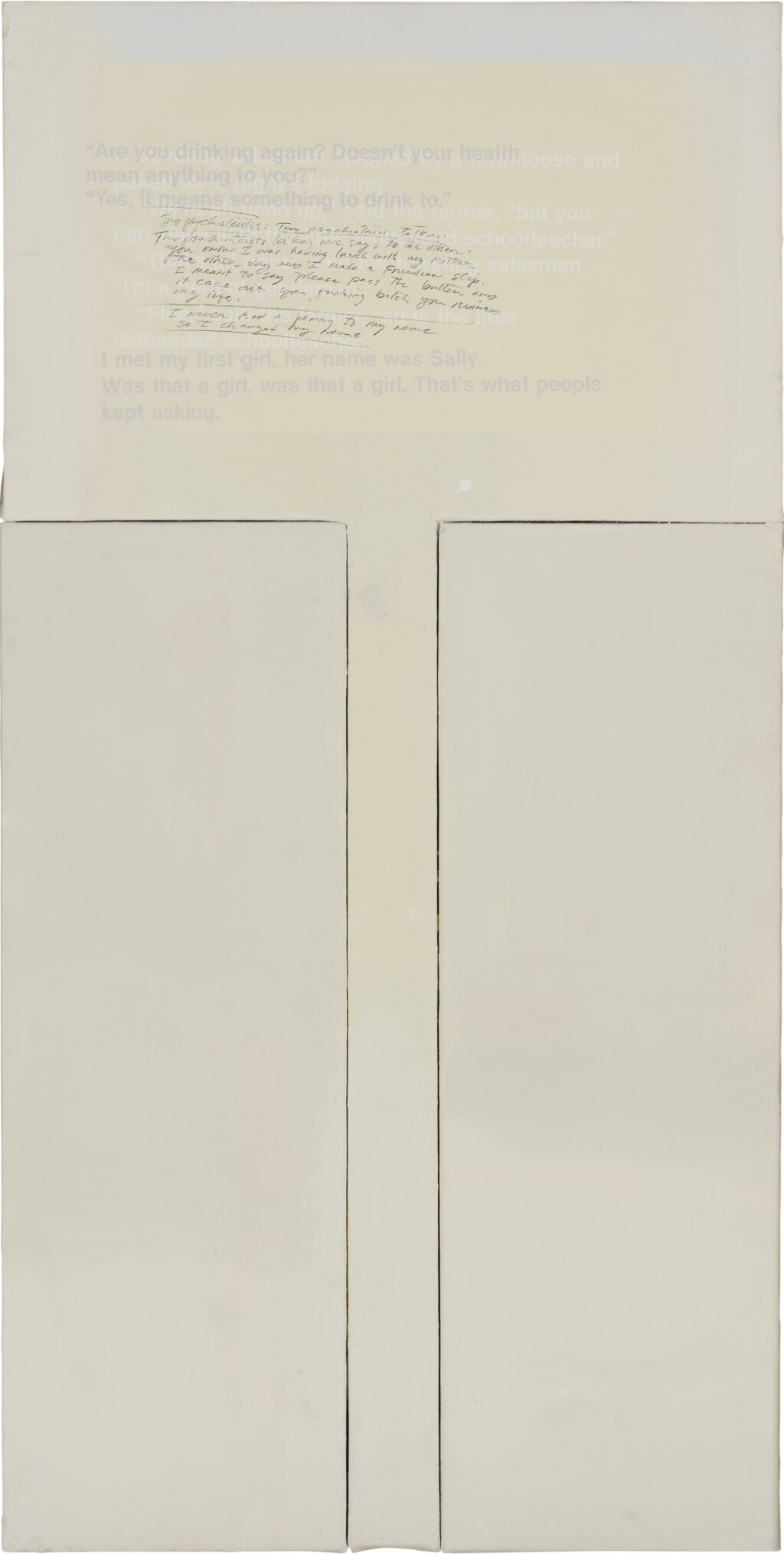 View full screen - View 1 of Lot 478. Untitled (Protest Painting).