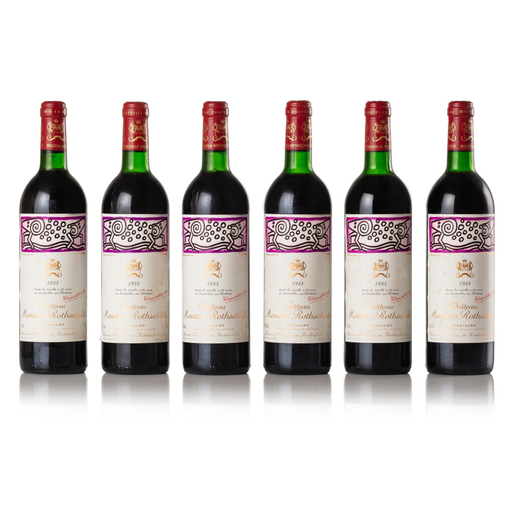 View full screen - View 1 of Lot 175. Château Mouton Rothschild 1988 (12 BT).