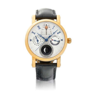 View full screen - View 1 of Lot 8216. Real Moon 1980 | A pink gold wristwatch with date, month, moon phases, declination and eclipse indication, Circa 2012 Real Moon 1980 | 粉紅金腕錶,備日期、月份、月相及月蝕顯示,約2012年製.
