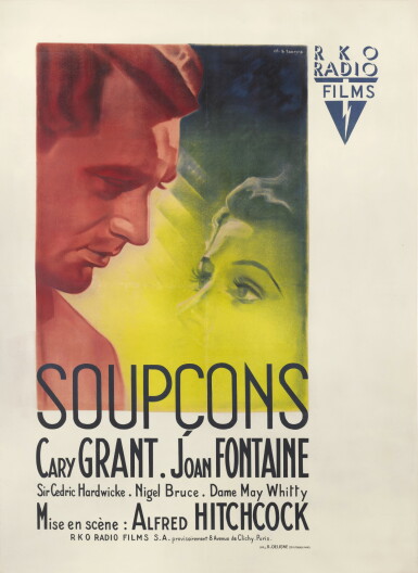 View full screen - View 1 of Lot 126. Suspicion / Soupcons (1941).