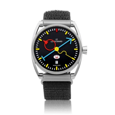 View full screen - View 1 of Lot 8840. Excellence La Semaine Louis Erard x Alain Silberstein, Reference 75357TT02.BTT88 | A limited edition titanium wristwatch with date and day, Made in collaboration with Alain Silberstein, Circa 2021 | Excellence La Semaine Louis Erard x Alain Silberstein 型號75357TT02.BTT88 | 限量版鈦金屬腕錶,備日期及星期顯示,與 Alain Silberstein 合製,約2021年製.