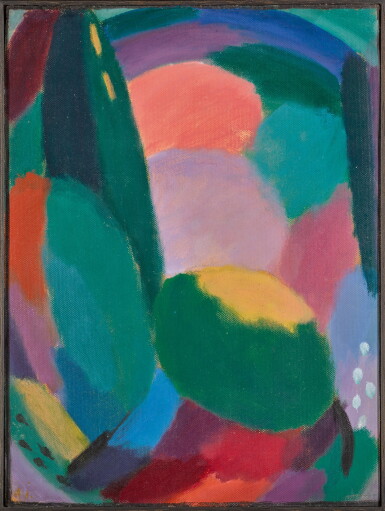 View full screen - View 1 of Lot 313. ALEXEJ VON JAWLENSKY | VARIATION: GLORREICHER ABEND-SOMMERSEGEN II (GLORIOUS EVENING – SUMMER BLESSING II).