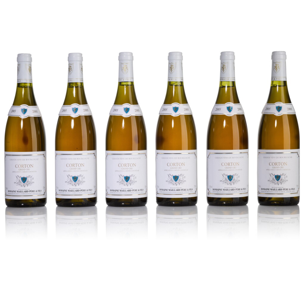 View full screen - View 1 of Lot 544. Corton Blanc 2005 Domaine Maillard Pere et Fils (11 BT).