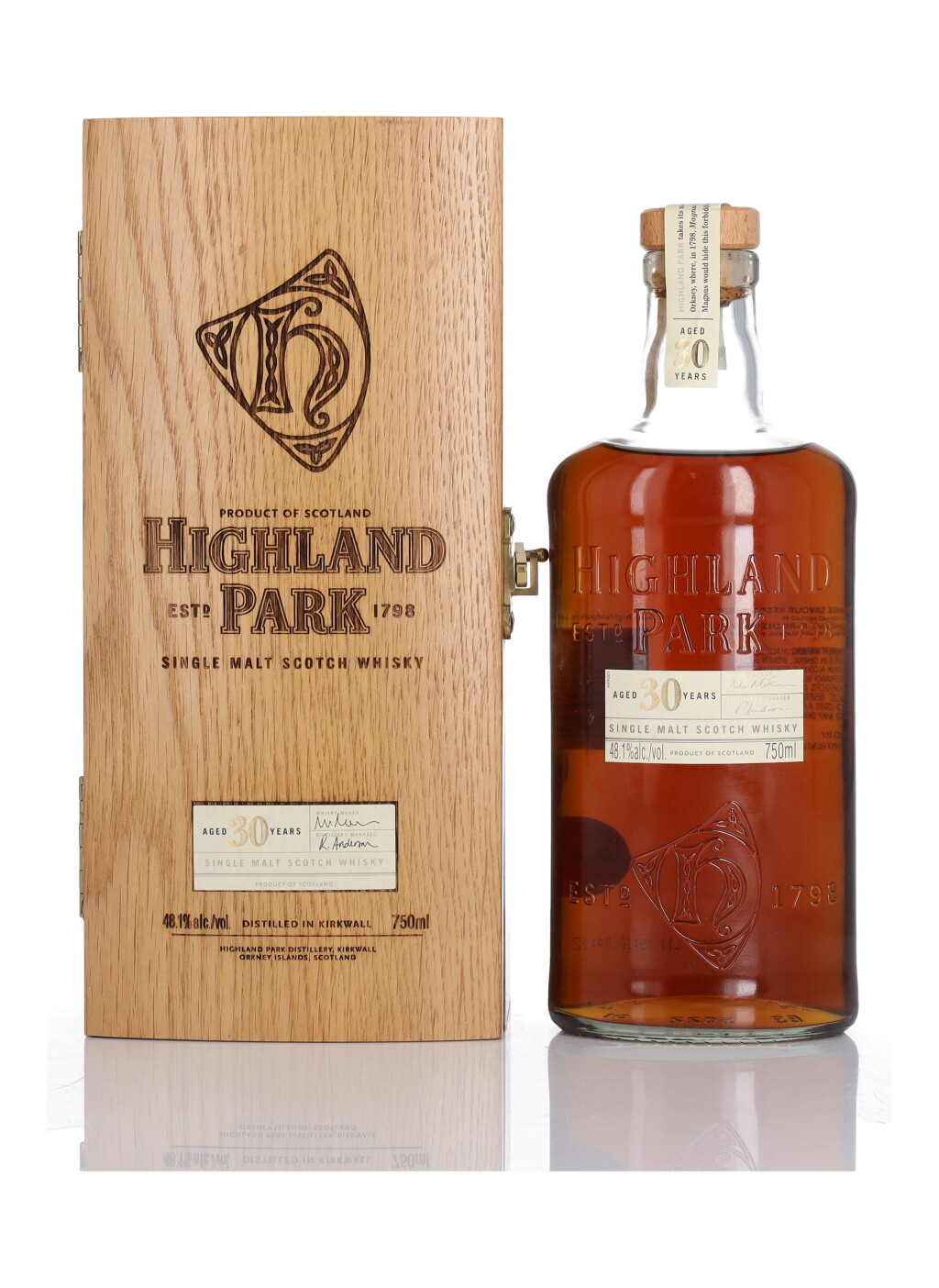 View full screen - View 1 of Lot 200. Highland Park 30 Year Old 48.1 abv NV (1 BT 75cl).